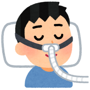 CPAP治療のイメージイラスト